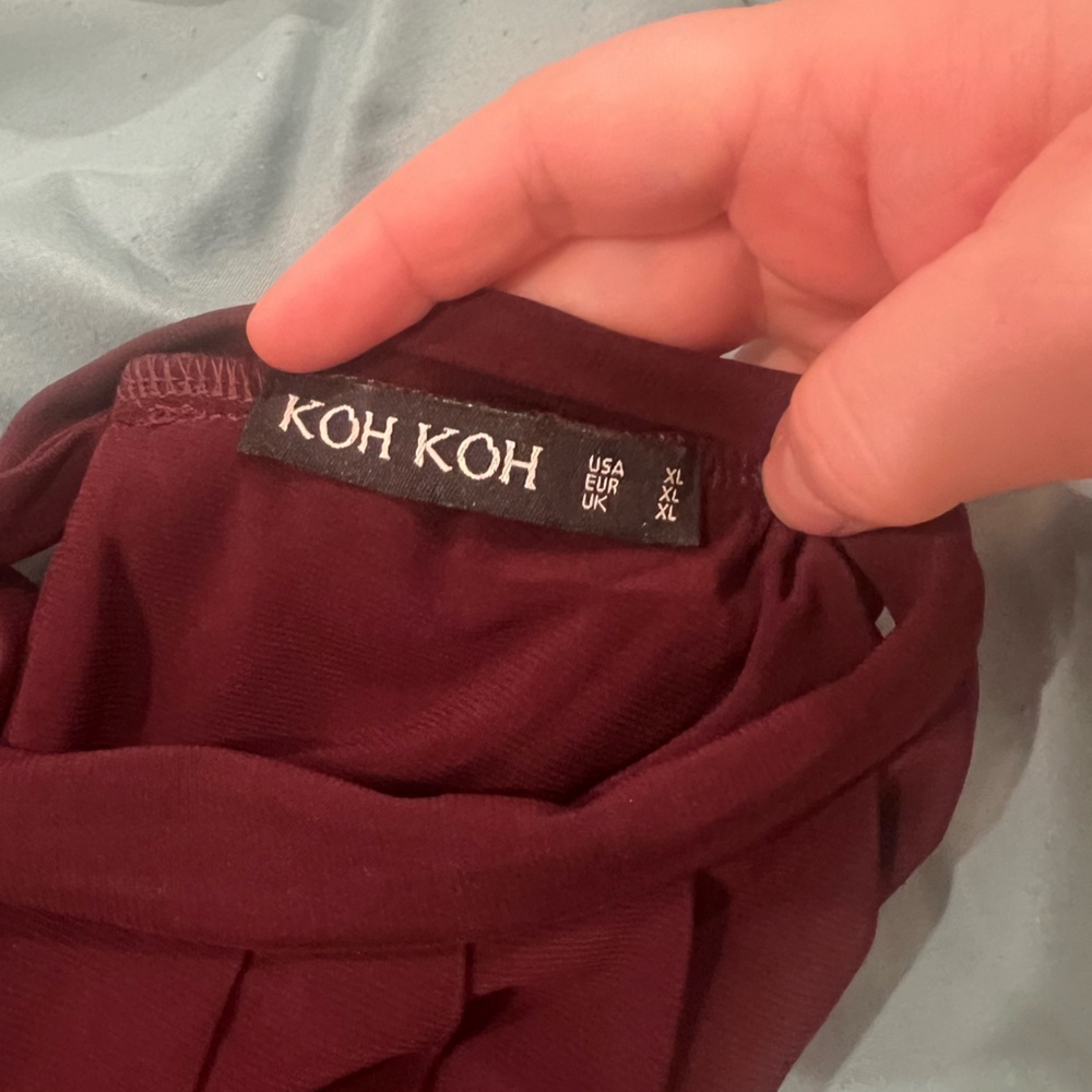 Marroon size xl bridesmaid dress KohKoh brand